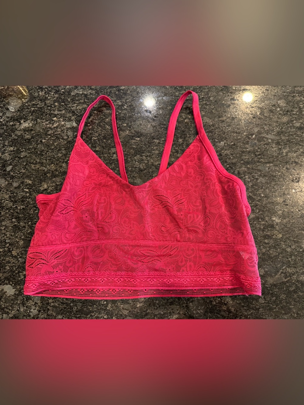 Maidenform Floral Lace Magenta Bralette